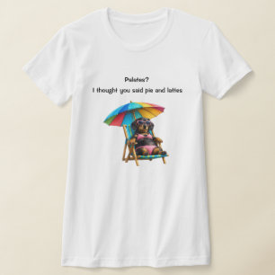 Grappige Bikini Dachshund T-shirt