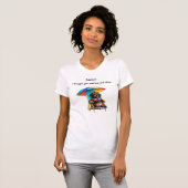 Grappige Bikini Dachshund T-shirt (Voorkant volledig)