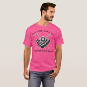 Grappige biljart 8 bal pool speler t-shirt (Voorkant volledig)