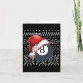 Grappige Biljart 8 Ball voor Pool Players League B Kaart (Voorkant)