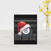 Grappige Biljart 8 Ball voor Pool Players League B Kaart (Gele Bloem)