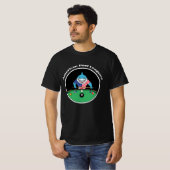 Grappige Biljart Amerikaanse Poolcompetitie T-shirt (Voorkant volledig)