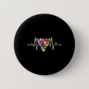 Grappige biljart Art biljart spelen pool spelers Ronde Button 5,7 Cm