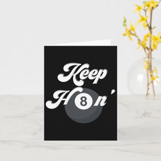 Grappige Biljart Blijven Haten 8 LL Pool Speler Sn Kaart (Gele Bloem)