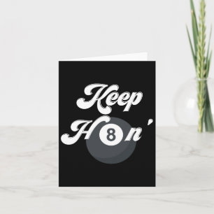 Grappige Biljart Blijven Haten 8 LL Pool Speler Sn Kaart