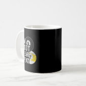 Grappige biljart doel scheut vloeken koffiemok (Voorkant links)