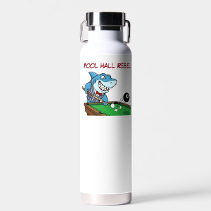 Grappige biljart haai waterfles