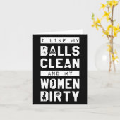 Grappige Biljart Hilarische Pun Joke Gag Gift T-sh Kaart (Gele Bloem)