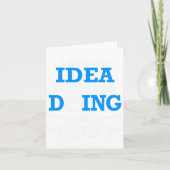 Grappige biljart Ik heb geen idee wat ik doe Kaart (Voorkant)