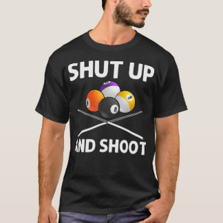 Grappige Biljart Kunst Voor Biljart Liefhebber Zwe T-shirt