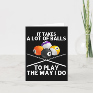 Grappige biljart kunst voor mannen jongens biljart kaart