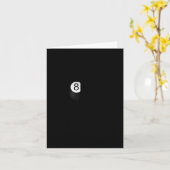 Grappige biljart lang sleeve voor 8-ll pool speler kaart (Gele Bloem)