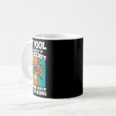 Grappige biljart Mijn Pool Techniek Pool Player Koffiemok (Voorkant links)