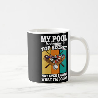 Grappige biljart Mijn Pool Techniek Pool Player Koffiemok