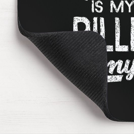 Grappige biljart papa cadeau muismat (Hoek)