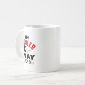 Grappige biljart Pool Player Gift Ik speel Pool Bi Koffiemok (Voorkant links)