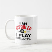 Grappige biljart Pool Player Gift Ik speel Pool Bi Koffiemok (Links)