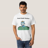 Grappige Biljart Poolhal Rebel Mannen T-shirt (Voorkant volledig)