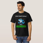 Grappige Biljart Poolhal Rebel T-shirt (Voorkant volledig)