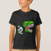 Grappige Biljart T-rex Art Biljart Spelen Pool P T-shirt (Voorkant)