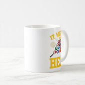 Grappige biljart van de poolhal het werkte in mijn koffiemok (Voorkant rechts)