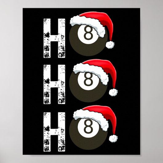 Grappige Biljart voor Pool Players League Poster (Voorkant)