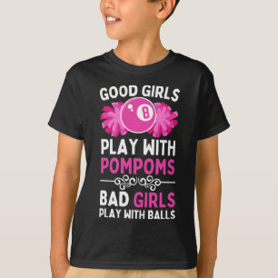 Grappige biljart voor vrouwen meisjes 8 LL biljart T-shirt