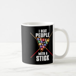 Grappige biljartrek Ik sloeg mensen met een Koffiemok