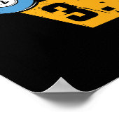 grappige Billiards houden van woordkunst Poster (Hoek)