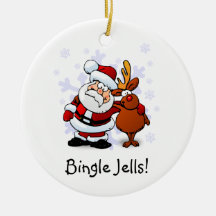 Grappige Bingle Jells Kerstfeest Ornament