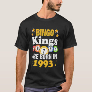 Grappige Bingo 31e Verjaardag Bingo Koningen Zijn T-shirt