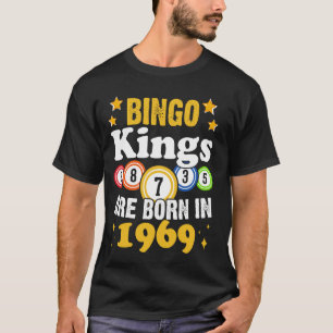 Grappige Bingo 55e Verjaardag Bingo Koningen Zijn T-shirt
