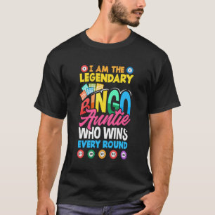 Grappige Bingo Avond Citaat Vrouwen Legendarische  T-shirt