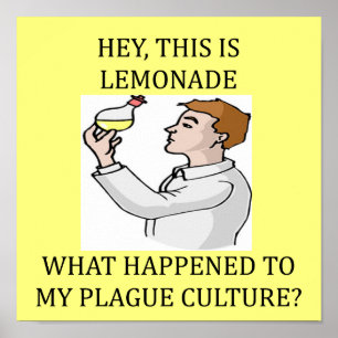 grappige biologie-lade poster