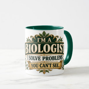 Grappige Biologie Leraar Mok, Bioloog Waarschuwing Mok
