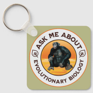 Grappige Biologie Leraren Evolutie Humor Geschenk Sleutelhanger