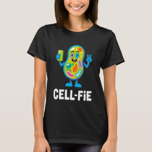 Grappige Biologie Schattige Wetenschap Cel-Fie Sel T-shirt