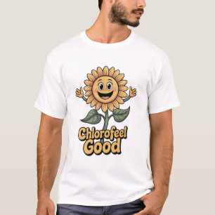 Grappige Biologie Woordspeling Chlorofeel Goede We T-shirt