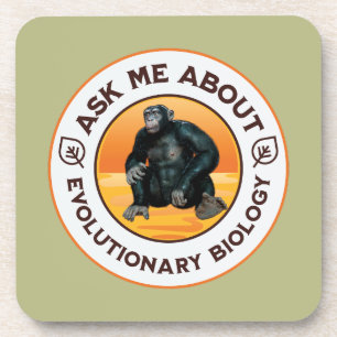 Grappige biologieleraar evolutie humor cadeau bier onderzetter