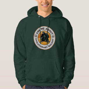 Grappige biologieleraar evolutie humor cadeau hoodie