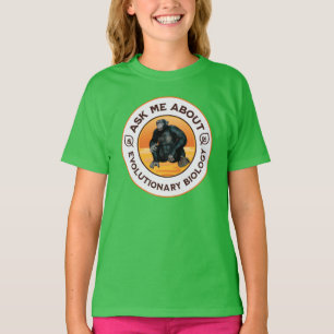 Grappige biologieleraar evolutie humor cadeau t-shirt