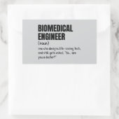Grappige Biomed Definition Sticker (Tas)