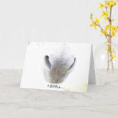 Grappige Birthday-kaart met ezel Kaart (Gele Bloem)