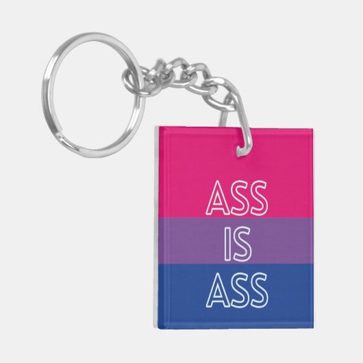 Grappige biseksuele Sleutelhanger (Voorkant Links)
