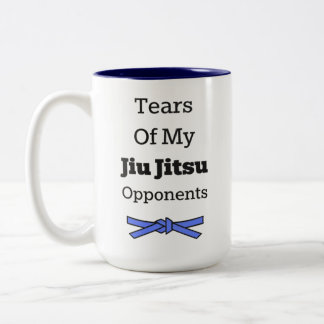 Grappige BJJ-cadeau-idee Jiu-Jitsu-promotie Motiva Tweekleurige Koffiemok