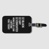 Grappige Black Gay Pride Steun LGBTQ Rechten Bagagelabel (Voorkant (horizontaal))