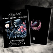 Grappige Black Reaper Dood aan mijn jeugd 30ste ve Kaart