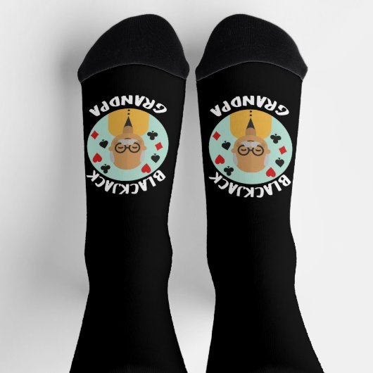 Grappige blackjack sokken (Top)