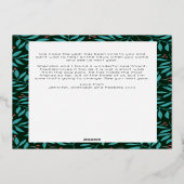 Grappige blaffende Humbug-hond aangepaste foto Folie Feestdagenkaart (Achterkant)