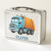 Grappige Blauwe Gele Kiptruck (Achterkant)